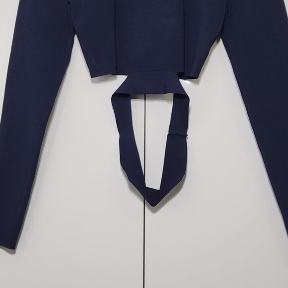 Aritzia Ten by Babaton Retrospect Sweater Women's Size M Navy Blue - Picture 4 of 7